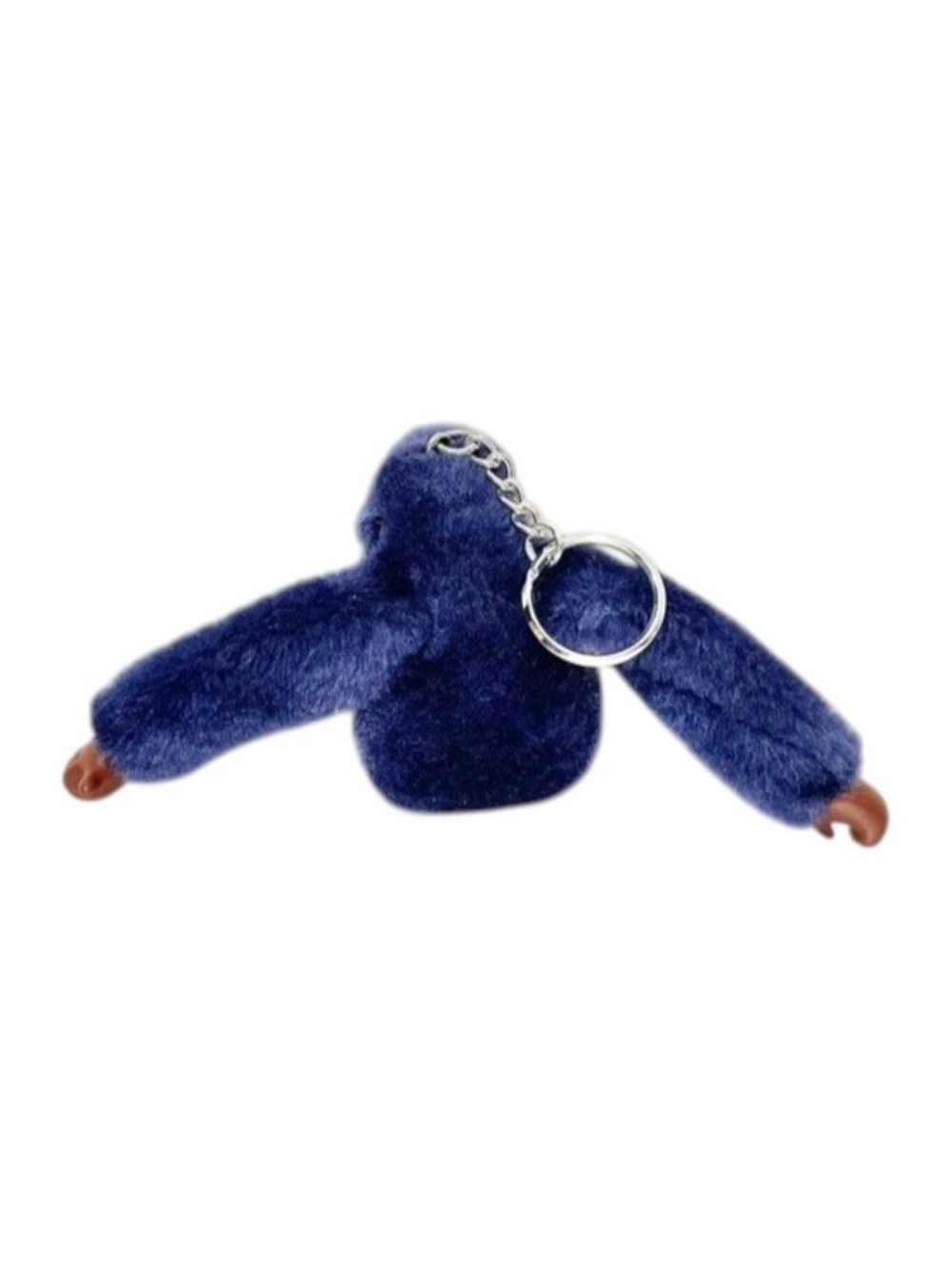 Kipling Y2K Vintage KYOUGMIN Blue Furry Monkey Keychain - Picture 3 of 5